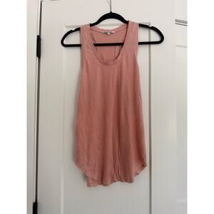 $75 Cotton Citizen Mykonos Supima Cotton Blend Racer Tank Top - Small